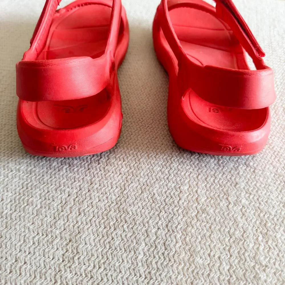 Teva Red Hurricane Drift Rubber Sandals - Men's 11
